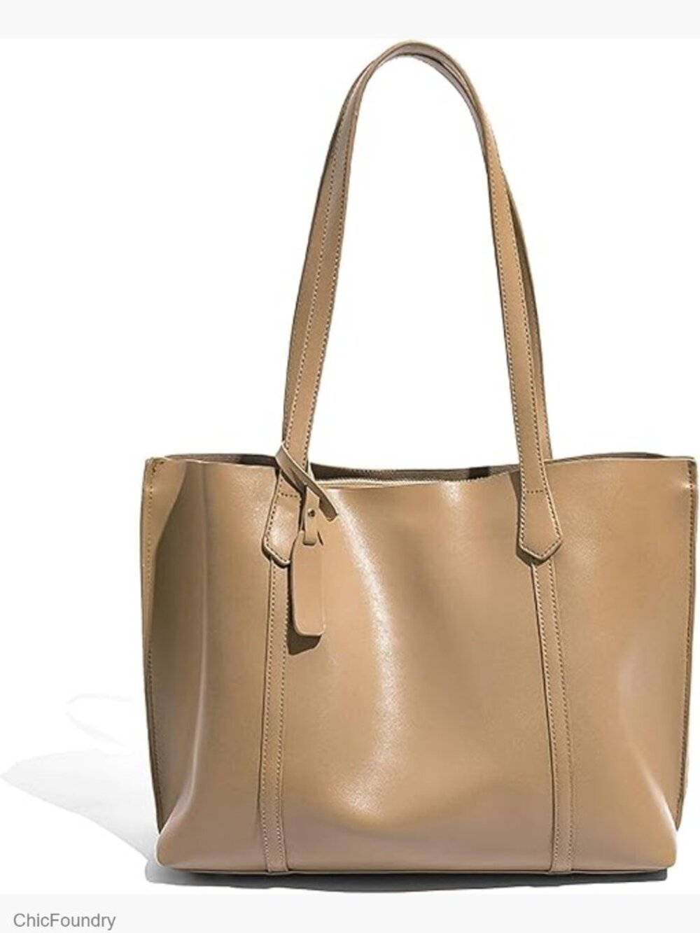 Large Tote Bag for Women Work Travel PU Leather Weekender Shoulder
